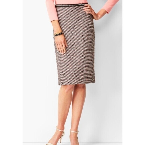 Talbots Nwt tweed career pencil skirt 16p 16 Petite - Picture 1 of 8